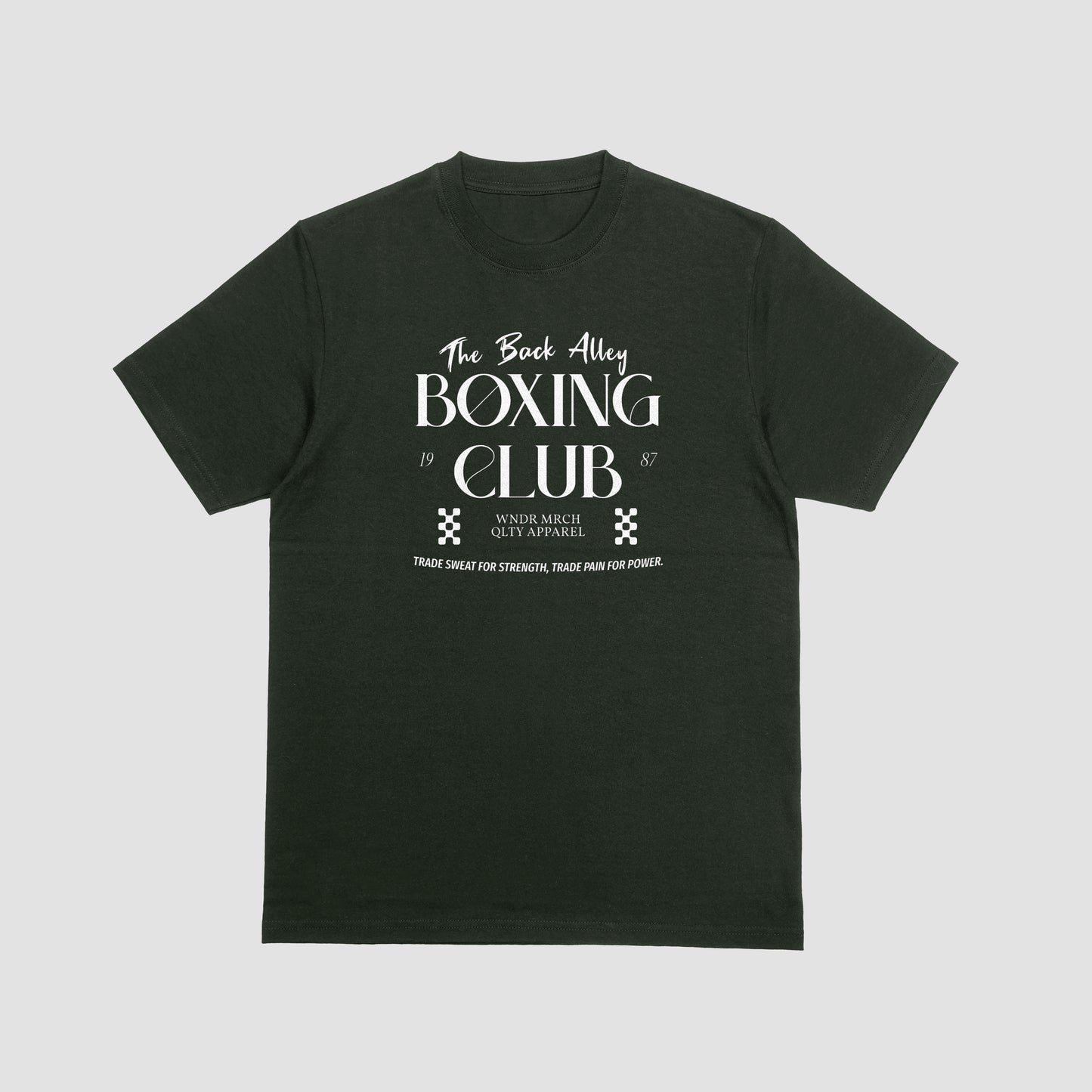 Back Alley Boxing Club Tee β Navy π₯